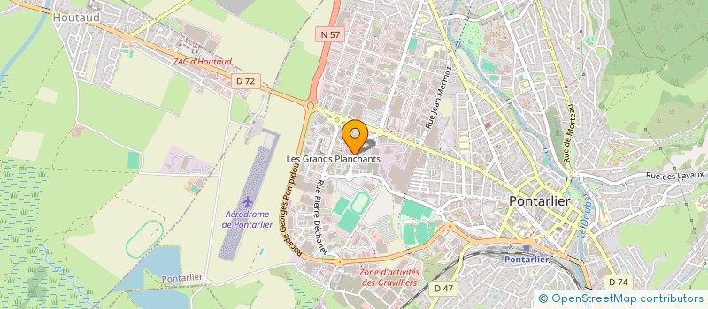 localisation de l'entreprise INSTRUMENTA 2  PONTARLIER