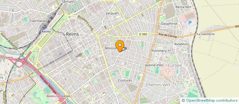 localisation de l'entreprise INSTRUMENTARIUM DE REIMS  REIMS