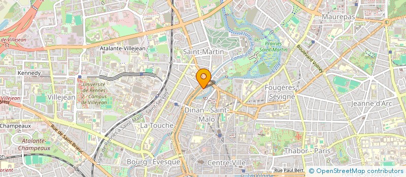 localisation de l'entreprise INSTRUMENTATION CHIRURGICALE ET DENTAIRE à RENNES