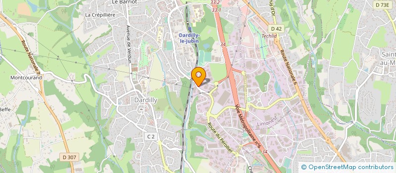 localisation de l'entreprise INSTRUMENTATION CONTROLE SERVICE à DARDILLY
