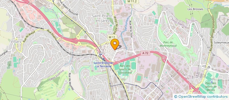 localisation de l'entreprise INSTRUMENTATION ET REGULATION SERVICES à SAINT-ETIENNE