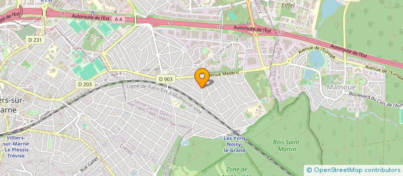 localisation de l'entreprise INSTRUMENTS BY BRAS  NOISY-LE-GRAND