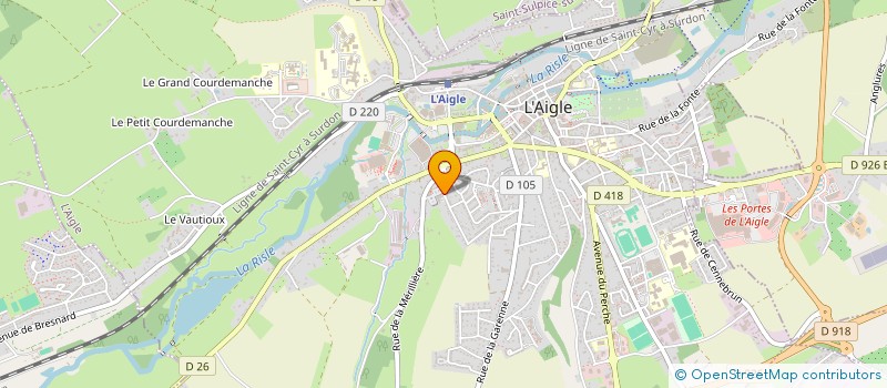 localisation de l'entreprise INSTRUMENTS DE MEDECINE VETERINAIRE à L'AIGLE
