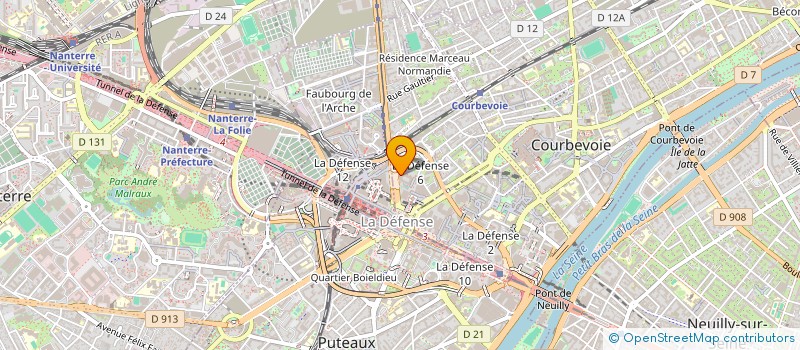 localisation de l'entreprise INSTRUMENTS SYSTEMES AUTOMATISMES à COURBEVOIE