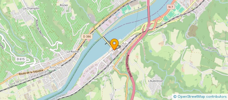 localisation de l'entreprise INSULA  REVENTIN-VAUGRIS