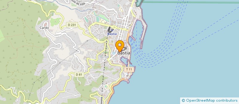 localisation de l'entreprise INSULA IMMOBILIER BASTIA à BASTIA