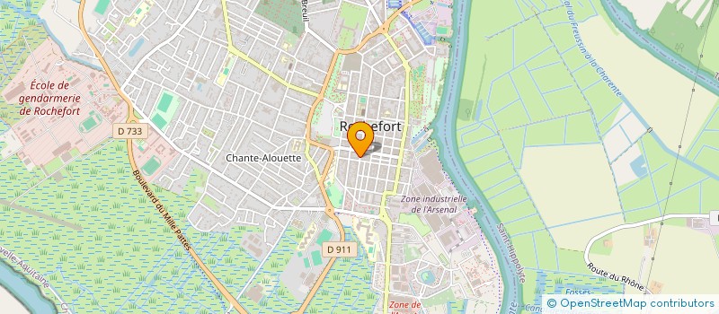 localisation de l'entreprise INSULAE BERANGE  ROCHEFORT