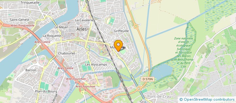 localisation de l'entreprise INSULAE VIII  ARLES