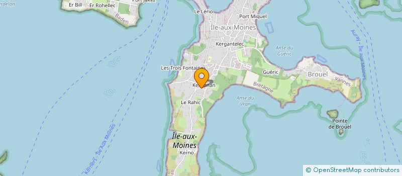 localisation de l'entreprise INSULAIRE L.M.  ILE-AUX-MOINES
