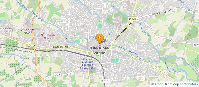 localisation de l'entreprise INSULATA  L'ISLE-SUR-LA-SORGUE