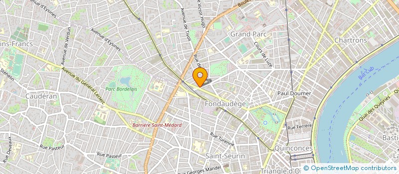 localisation de l'entreprise INSUP AQUITAINE à BORDEAUX