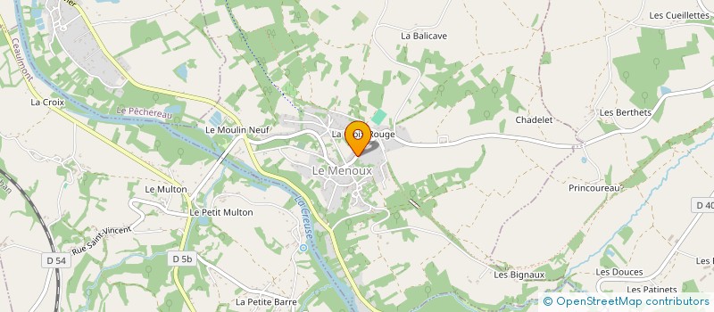 localisation de l'entreprise INSURANCE AND CO à LE MENOUX