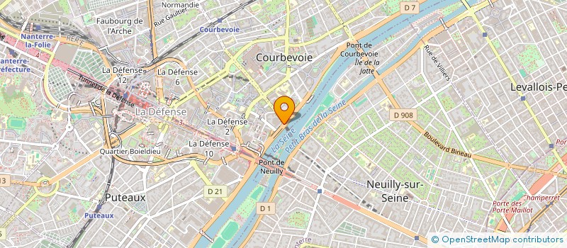 localisation de l'entreprise INSURANCE LUX à COURBEVOIE