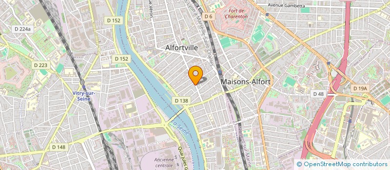localisation de l'entreprise INSUREG CONSULTING à ALFORTVILLE