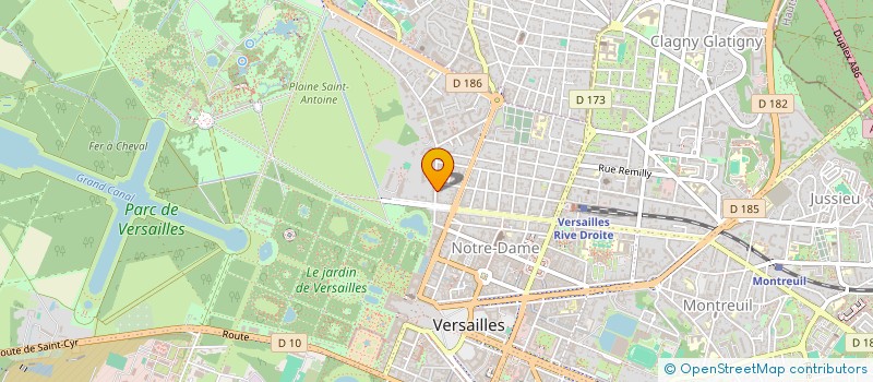 localisation de l'entreprise INSURETRADE ASSURANCES  VERSAILLES