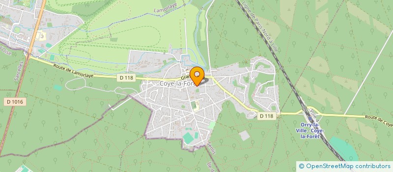 localisation de l'entreprise INSYS à COYE-LA-FORET
