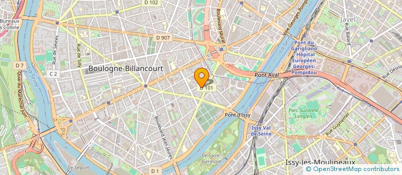 localisation de l'entreprise INT CONSEIL COMMUNIC EFFICACITE ENERGETI à BOULOGNE-BILLANCOURT