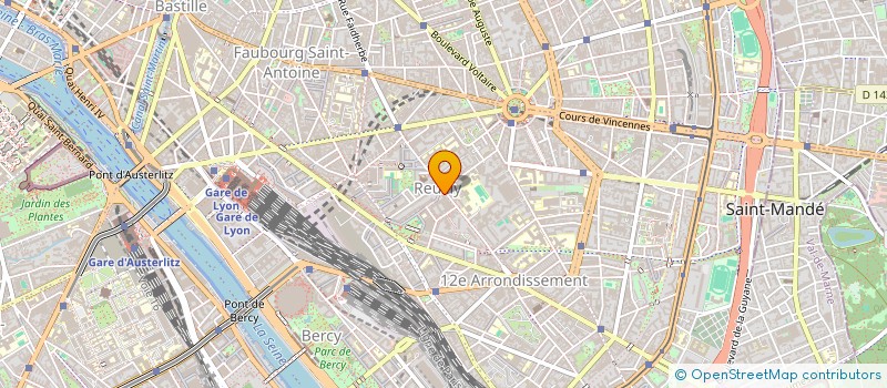 localisation de l'entreprise INT CONSULTING ENGINEER NEW COSMETICS à PARIS
