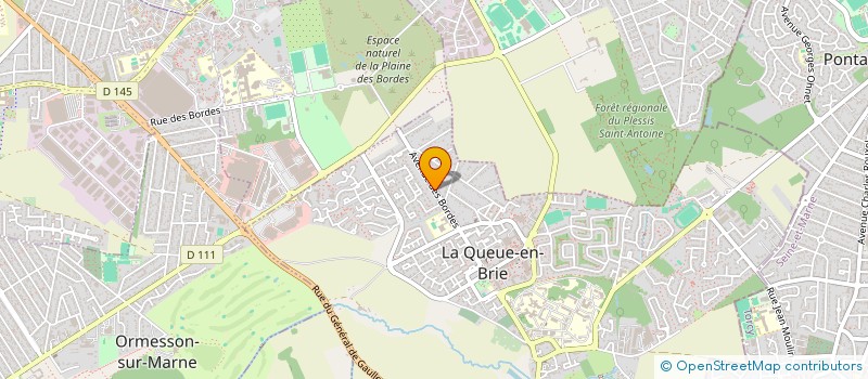 localisation de l'entreprise INT DESIGN  LA QUEUE-EN-BRIE