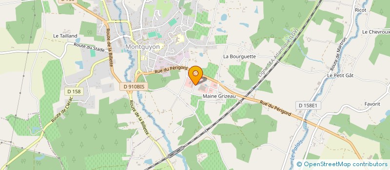 localisation de l'entreprise INT MONTGUYON  MONTGUYON