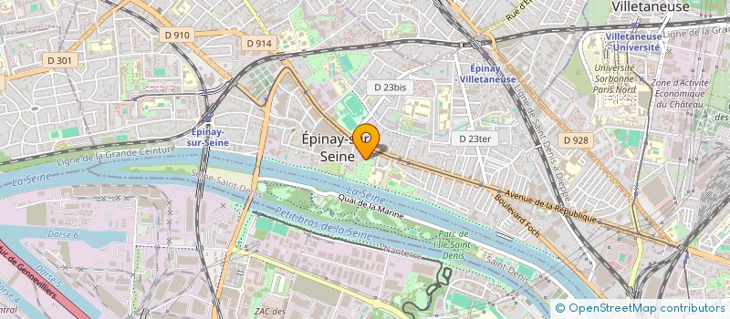 localisation de l'entreprise INT QUALITY MANAGEMENT ASSISTANCE à EPINAY-SUR-SEINE