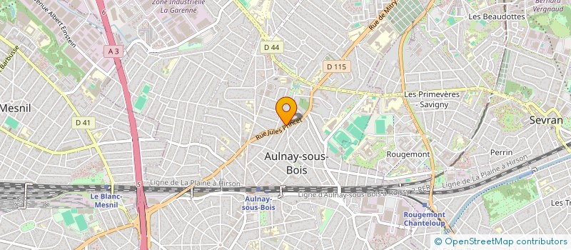 localisation de l'entreprise INT'R DESIGN PRINCET à AULNAY-SOUS-BOIS