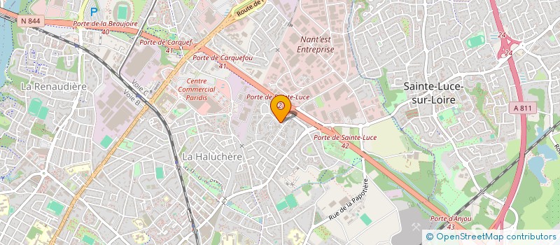 localisation de l'entreprise INT TRADING AND SCE ATTAF INTRASEA à NANTES