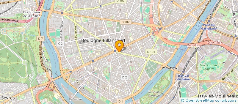 localisation de l'entreprise INT-WT CONTACT à BOULOGNE-BILLANCOURT