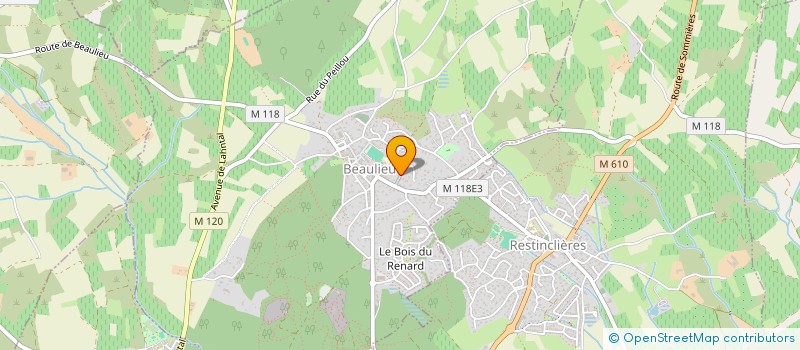 localisation de l'entreprise INTACTILIS à BEAULIEU