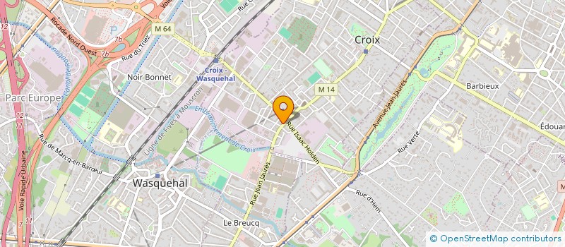 localisation de l'entreprise INTAIR VOYAGES à CROIX