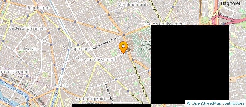 localisation de l'entreprise INTAREC  PARIS