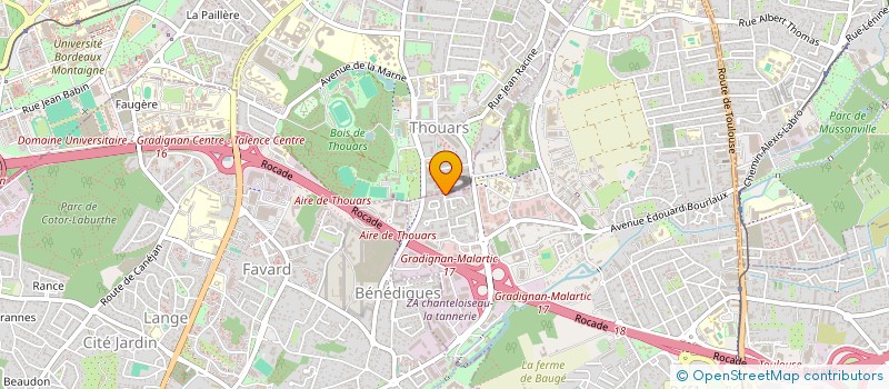 localisation de l'entreprise INTARSIA à TALENCE