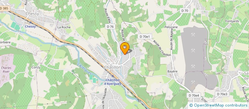 localisation de l'entreprise INTEAM DEVELOPPEMENT à CHATILLON