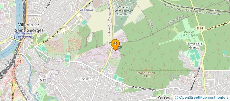 localisation de l'entreprise INTEC FRIGOVAL  CROSNE