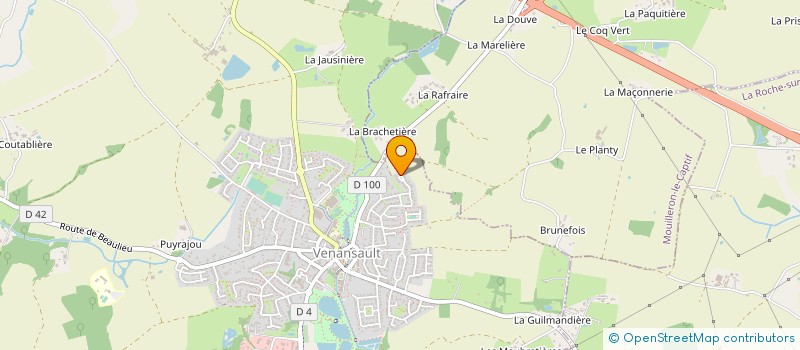 localisation de l'entreprise INTEC OUVERTURE à VENANSAULT