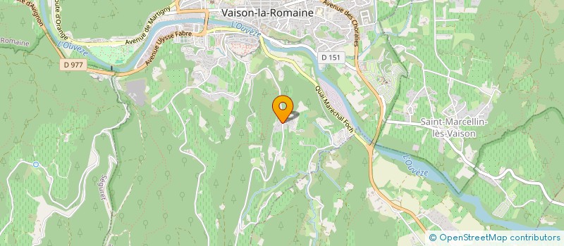 localisation de l'entreprise INTECH à VAISON-LA-ROMAINE