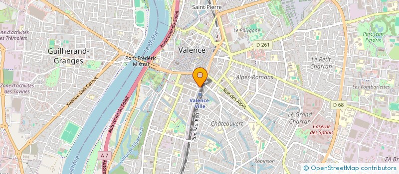 localisation de l'entreprise INTECH-FIX  VALENCE