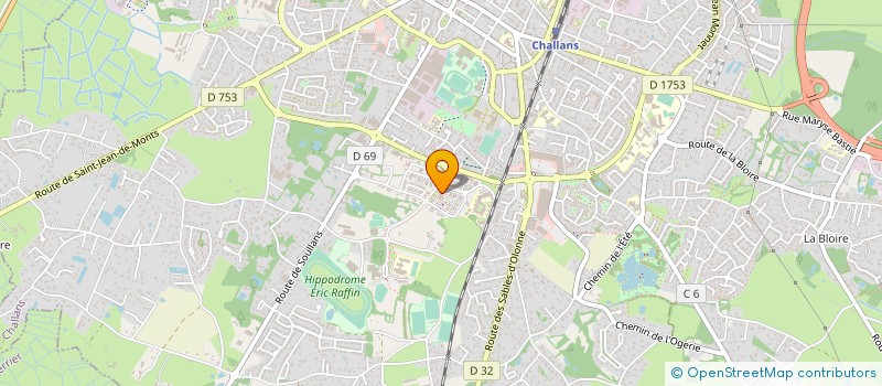 localisation de l'entreprise INTECO à CHALLANS