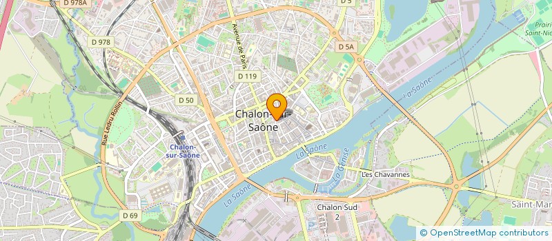localisation de l'entreprise INTEDISIGN à CHALON-SUR-SAONE