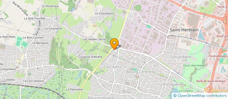 localisation de l'entreprise INTEE à SAINT-HERBLAIN