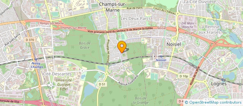 localisation de l'entreprise INTEG SCOLAIRE TROUBLE ENVAHIS DEVELOP  CHAMPS-SUR-MARNE