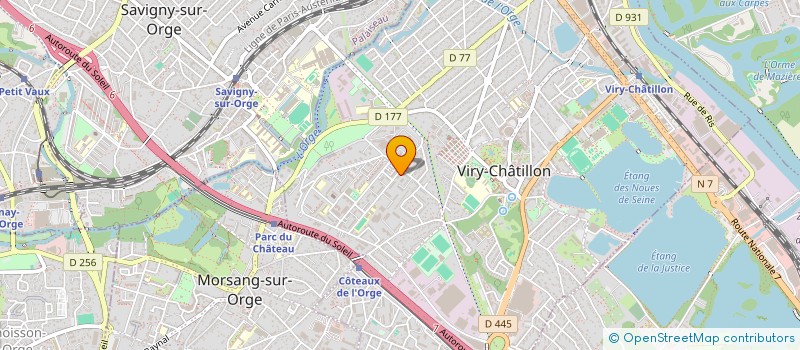localisation de l'entreprise INTEGR'ASILE à VIRY-CHATILLON