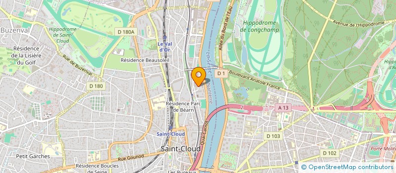 localisation de l'entreprise INTEGR IP à SAINT-CLOUD