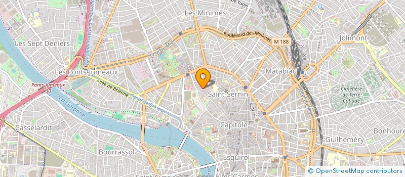 localisation de l'entreprise INTEGR SOCIALE LOISIR ENFANT ADULTE HAND à TOULOUSE
