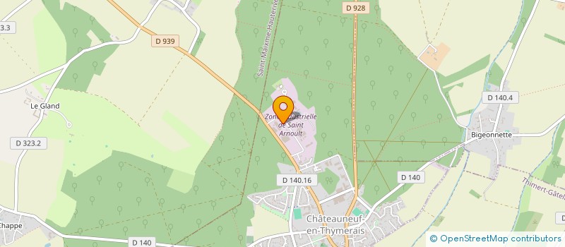 localisation de l'entreprise INTEGRA à CHATEAUNEUF-EN-THYMERAIS
