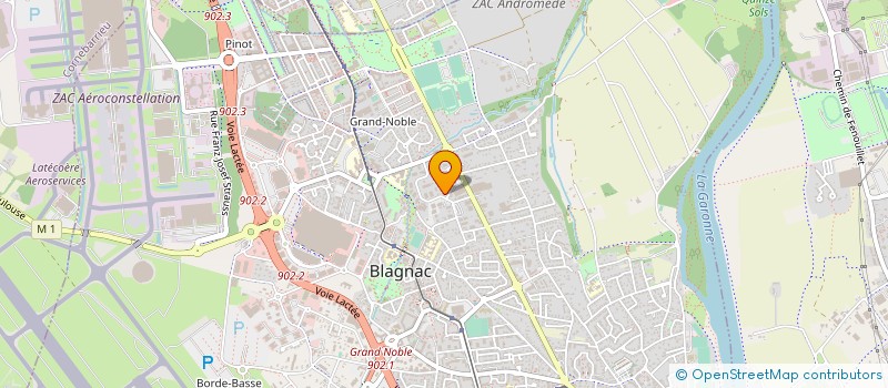 localisation de l'entreprise INTEGRA METERING SAS à BLAGNAC