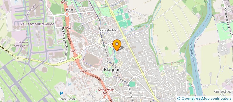 localisation de l'entreprise INTEGRA METERING ULTRA SONIC S&S SAS  BLAGNAC