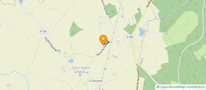 localisation de l'entreprise INTEGRA MICROFRANCE à SAINT-AUBIN-LE-MONIAL