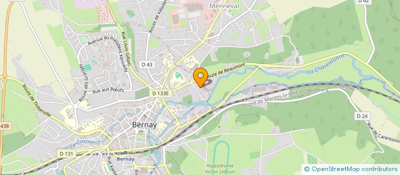 localisation de l'entreprise INTEGRACORP  BERNAY