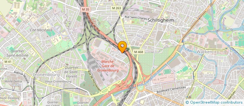 localisation de l'entreprise INTEGRAL 24H24 à STRASBOURG